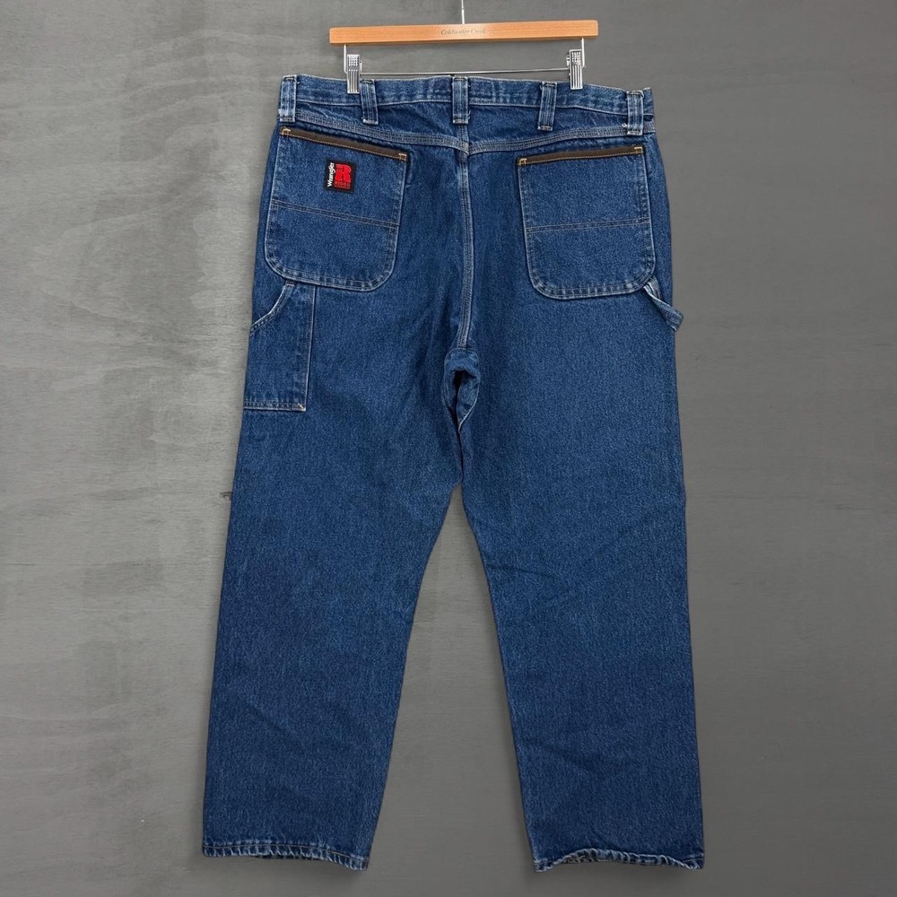 Wrangler Riggs Workwear Carpenter Jeans Blue Utility Denim 3W020AI 40 x30